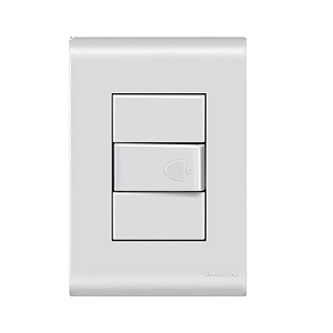 Conjunto Pulsador Campainha Liz Branco Tramontina