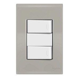 Conjunto Interruptor Duplo Paralelo Liz Fendi Tramontina