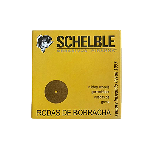 Polidor de Metal Roda de Borracha Comum - 100 uni- Schelble