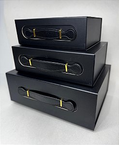 Caixa rígida dobrável com fecho magnético para presente - 1 unidade