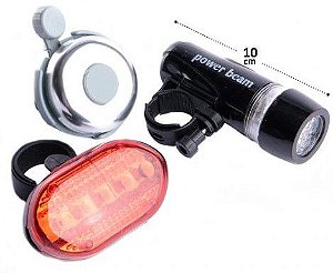 Conjunto de Segurança Para Bicicleta 3 Peças