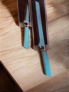 Conjunto de Facas em Aço Inoxidável com Cabo de Polipropileno -1 faca de 8" e 1 faca de 3.5"