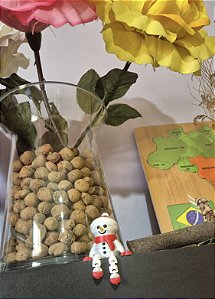 Kit com 5 Bonecos de Neve Articulado 5 cm