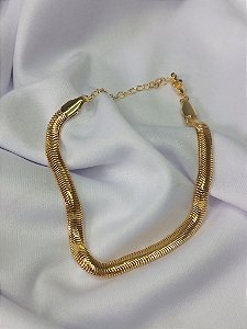 Pulseira Malha Serpente 5MM - Ouro 18K