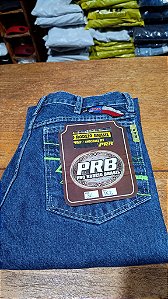 Calça Balão marca PRB 100% algodão, bordado verde