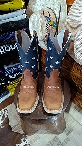 Bota Texana Texas rodeio cano americano