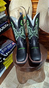 Bota Texana Texas rodeio preta