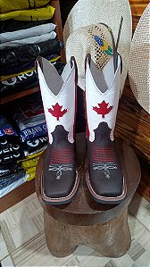Bota texana Texas rodeio cano Canadá