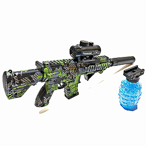 Gel Blaster Rifle AKM Elétrico de Bolinhas de GEL Orbeez - Airsoft