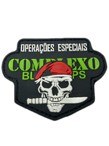 Patch emborrachado OPERAÇÃO SELVA 2 BOINA VERMELHA