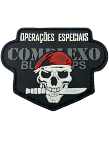 Patch emborrachado OPERAÇÃO SELVA 2 BOINA VERMELHA