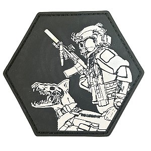 Patch emborrachado Cachorro Caveira