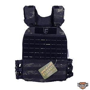 Colete Plate Carrier Vest M3 - Multicam Black