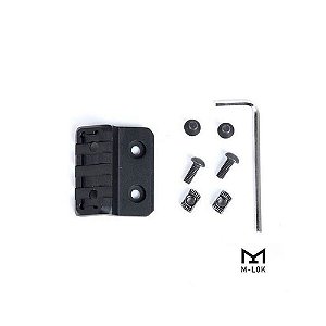 Trilho angular 45° - 5cm compr. p/ M-Lock