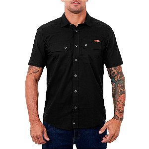 Camisa Endurance Summer Manga Curta - Preta