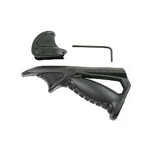 Front Grip Angular Modelo PTK c/ Apoio Polegar - Preto