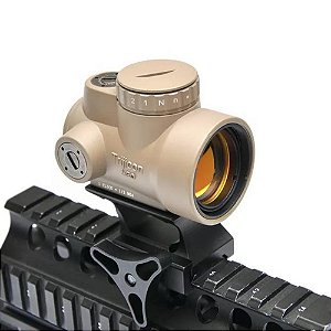 RedDot Trijicon MRO c/ Elevador Trilho - TAN