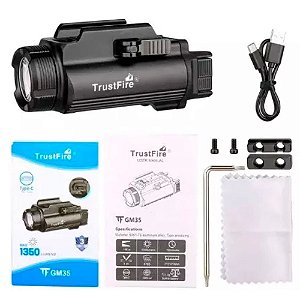 Lanterna Tática Trustfire Gm35 1350 Lumens