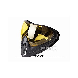 Máscara Dye FMA f1 Airsoft Lente Âmbar
