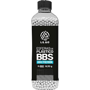 BBs Munição para Airsoft Premium 0.30g 6mm pote com 5000 bolinhas