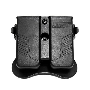 Porta Carregador Universal Polímero Duplo - Amomax - AM-MPU