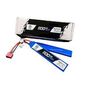 Bateria Lipo ULTRA - 7.4V/2S(2 pack) - 1100mAh - 20C/40C - Deans T