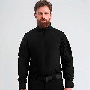 Camisa de Combate Hawk 3.0 - Preto