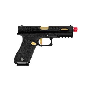 Pistola de Airsoft Green Gas R17 Custom Gold Blowback 6mm