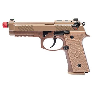 Pistola Airsoft Green Gás Rossi M9A4 Tan Blowback 6mm