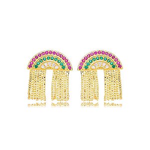 Brinco Arco-íris franja