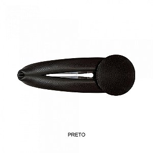 Tic tac Botton couro Preto Priya