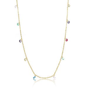 Choker Belle Colors Dourada
