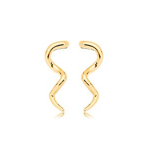 Brinco Ondas Dourado