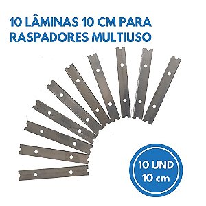 Jogo 10 Laminas Raspador 10 cm