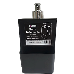 Porta Detergente 350ml com Suporte para Esponja