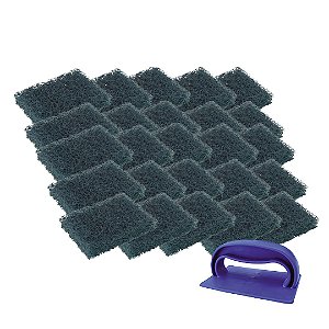 Kit 25 Fibras Ultra Pesada Preta 3M Tinindo 125x87 mm – Ganhe 1 Suporte Manual