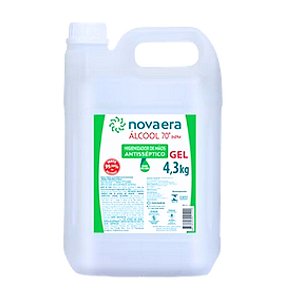 Álcool Gel 70º Nova era 4,3kg