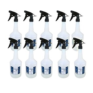 Kit 10 Pulverizadores Power Jet 1L PEAD - Compre 9 e Leve 10