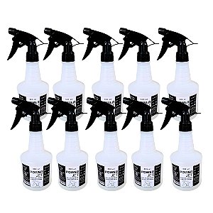 Kit 10 Pulverizadores Power Jet 500ml – Compre 9 e Leve 10 | Gatilho Profissional