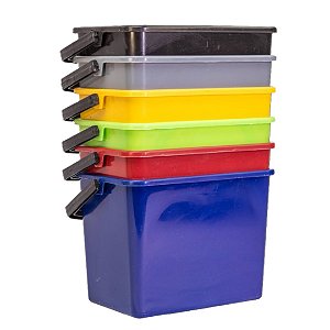 Balde 4 Litros com Alça para Limpeza Cores Diversas