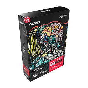 PLACA DE VIDEO PCYES RX 550 RADEON 4GB GDDR5 128BITS PVEX5504GBDF