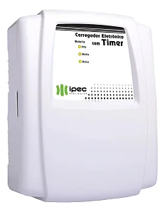 FONTE CARREGADORA NOBREAK 12V 2A ININTERRUPTA FLUTUANTE TEMPORIZADA COM TIMER A2070 - IPEC