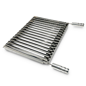 Grelha Parrilla Argentina em Inox com Coletor de Gordura