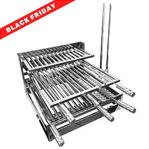 Suporte Suspenso para Bancada em Inox 7 Peças