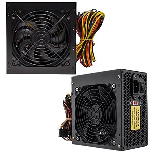 FONTE DE ALIMENTACAO ATX 500W 20+4 PINOS HDW-004