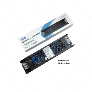 FONTE DE ALIMENTACAO PROFISSIONAL BIVOLT 110/220VAC 12VDC 300W KP-CA592