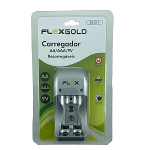 CARREG. DE PILHA MARCA: FLEX MOD. FX-C17