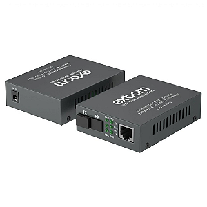 CONVESOR FIBRA OPTICA RJ45 10/100/1000 Mbps 5KM EXBOM / MODELO:CFO-NK1000