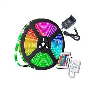 FITA DE LED COM 5 METROS COM CONTROLE REMOTO RGB 2835 LEY-2102