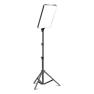 APARELHO DE ILUMINACAO PARA FOTOGRAFIA E MAQUIAGEM QUADRADA 24 POL LEY-1922 + TRIPER 2140